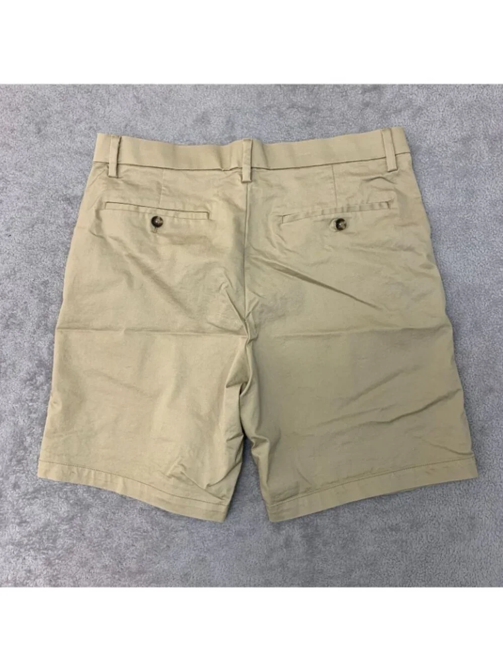 NWOT Banana Republic Men's 34  Beige Stretch Chino Shorts